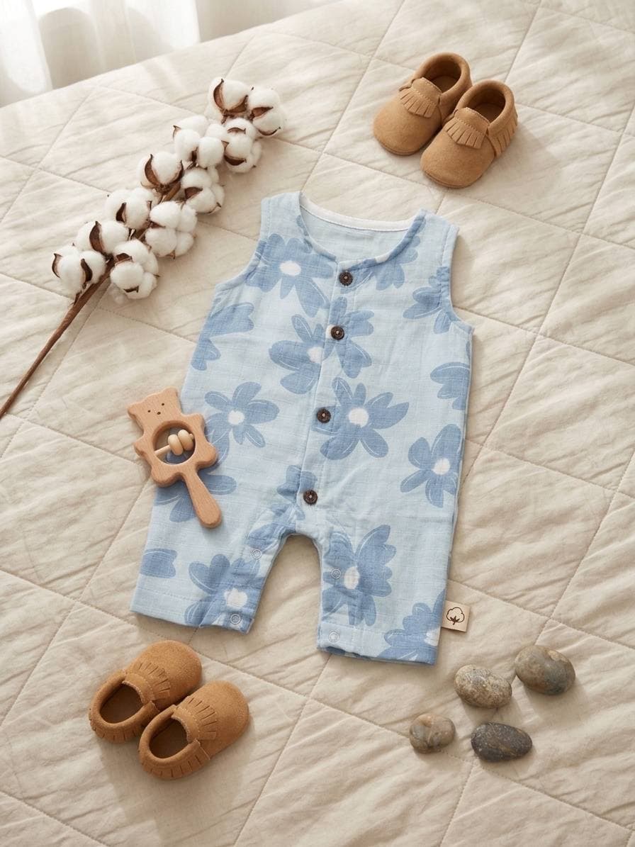 Floral Baby Romper